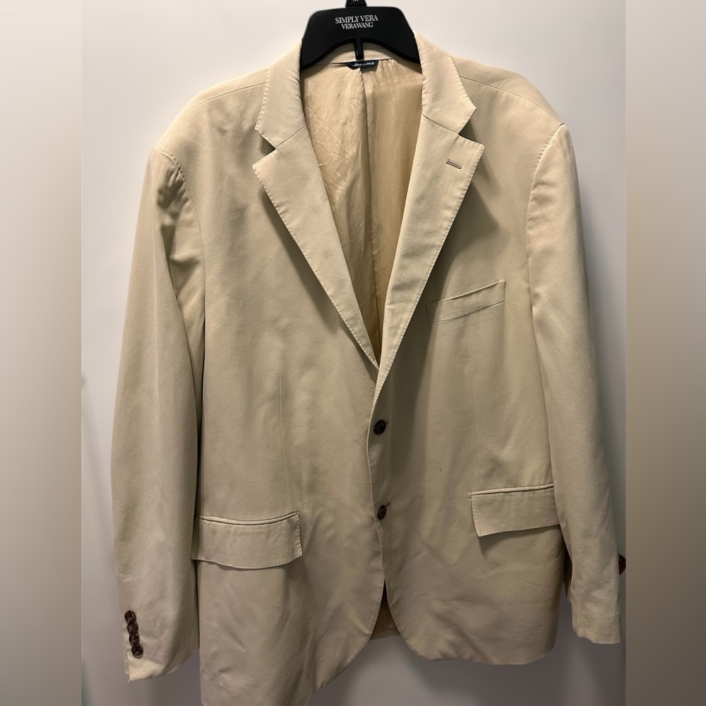Designer David Chu men’s blazer cotton/blend